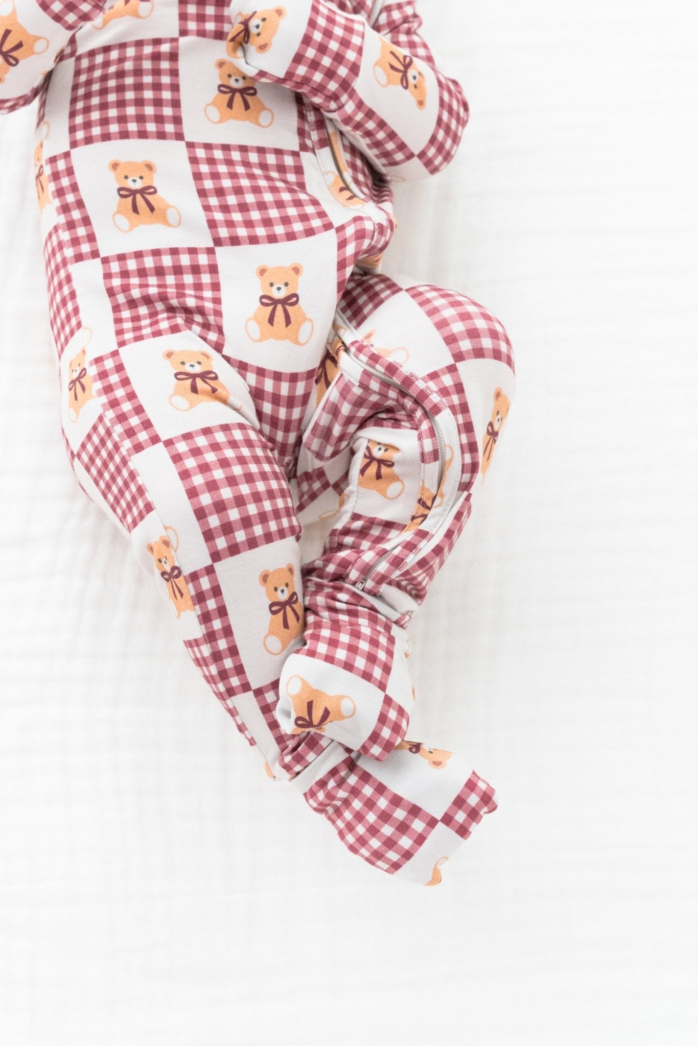 Teddy Zipper Romper