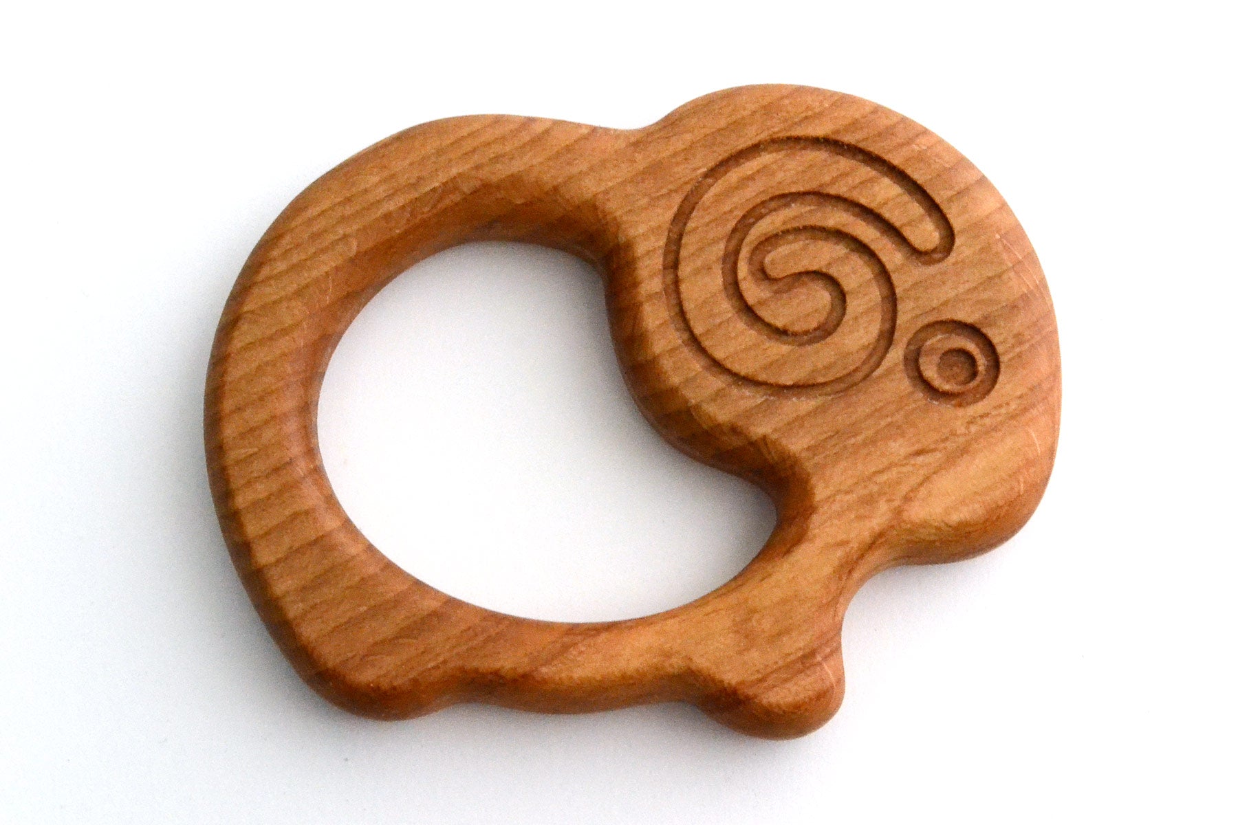 Organic Wooden Teether Toy Sheep