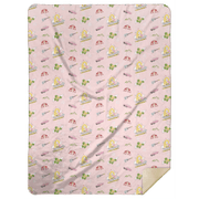 Tennessee (pink) Plush Throw Blanket 60x80