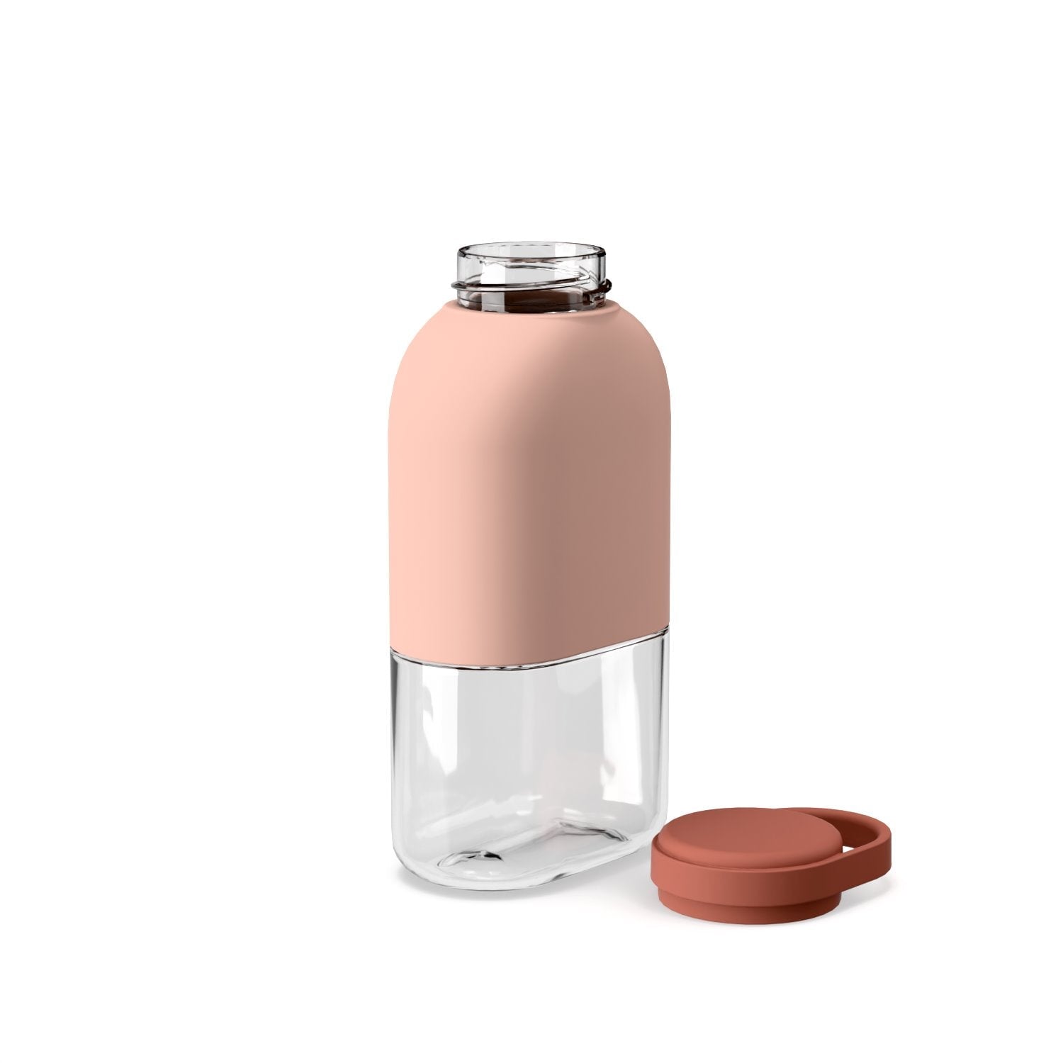 Slim Water Bottle 12 Oz Blush / Terracotta - Set Of 2