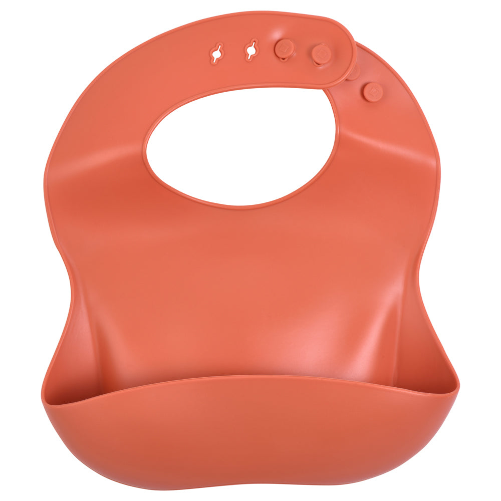 Terracotta Silicone Bibs