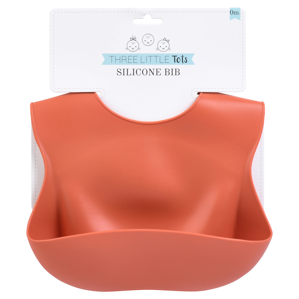 Terracotta Silicone Bibs