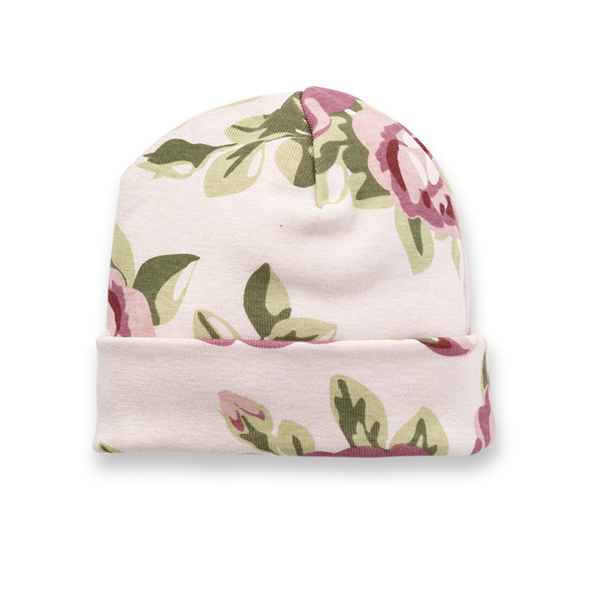 Baby Hat Cabbage Rose