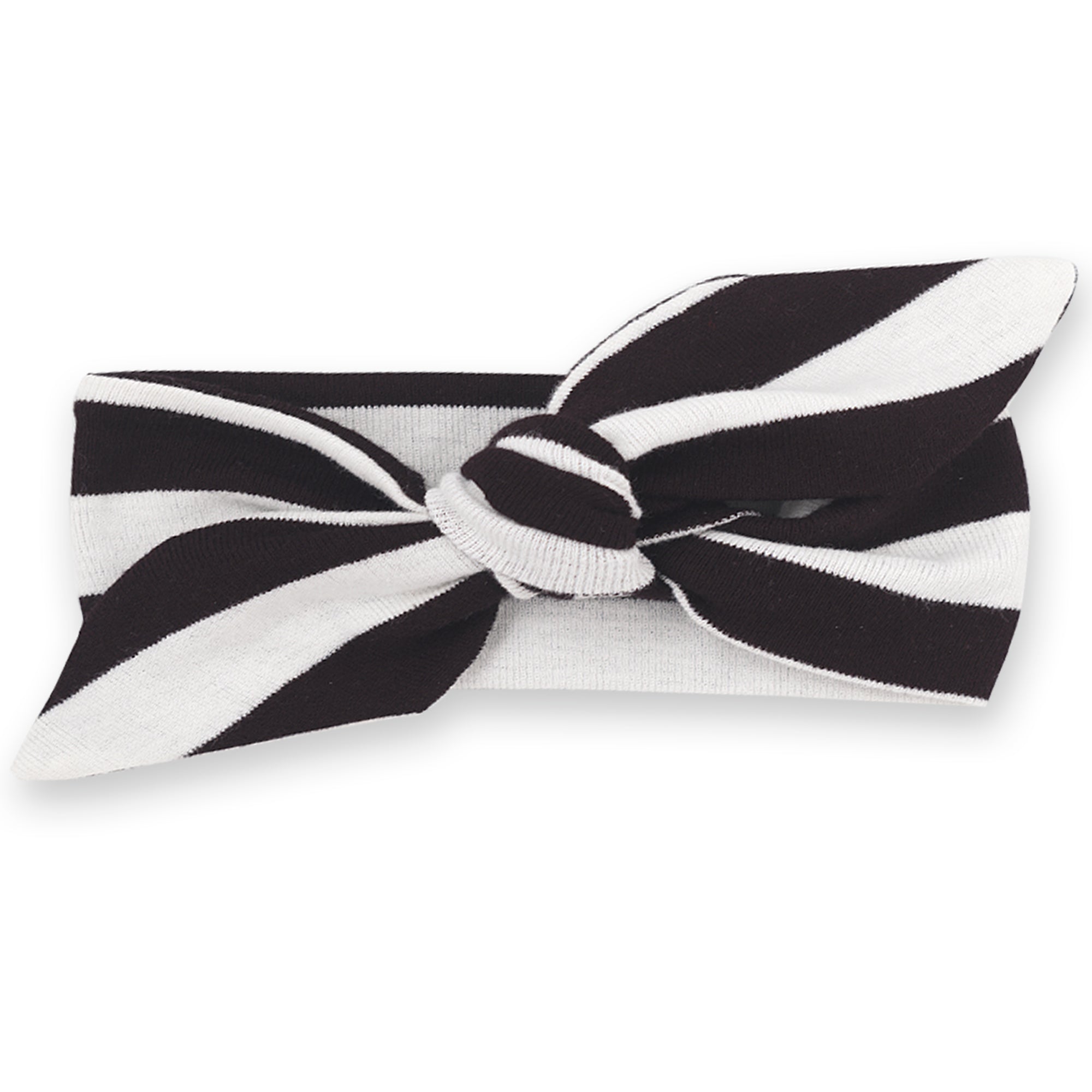 Baby Headband Black Stripes