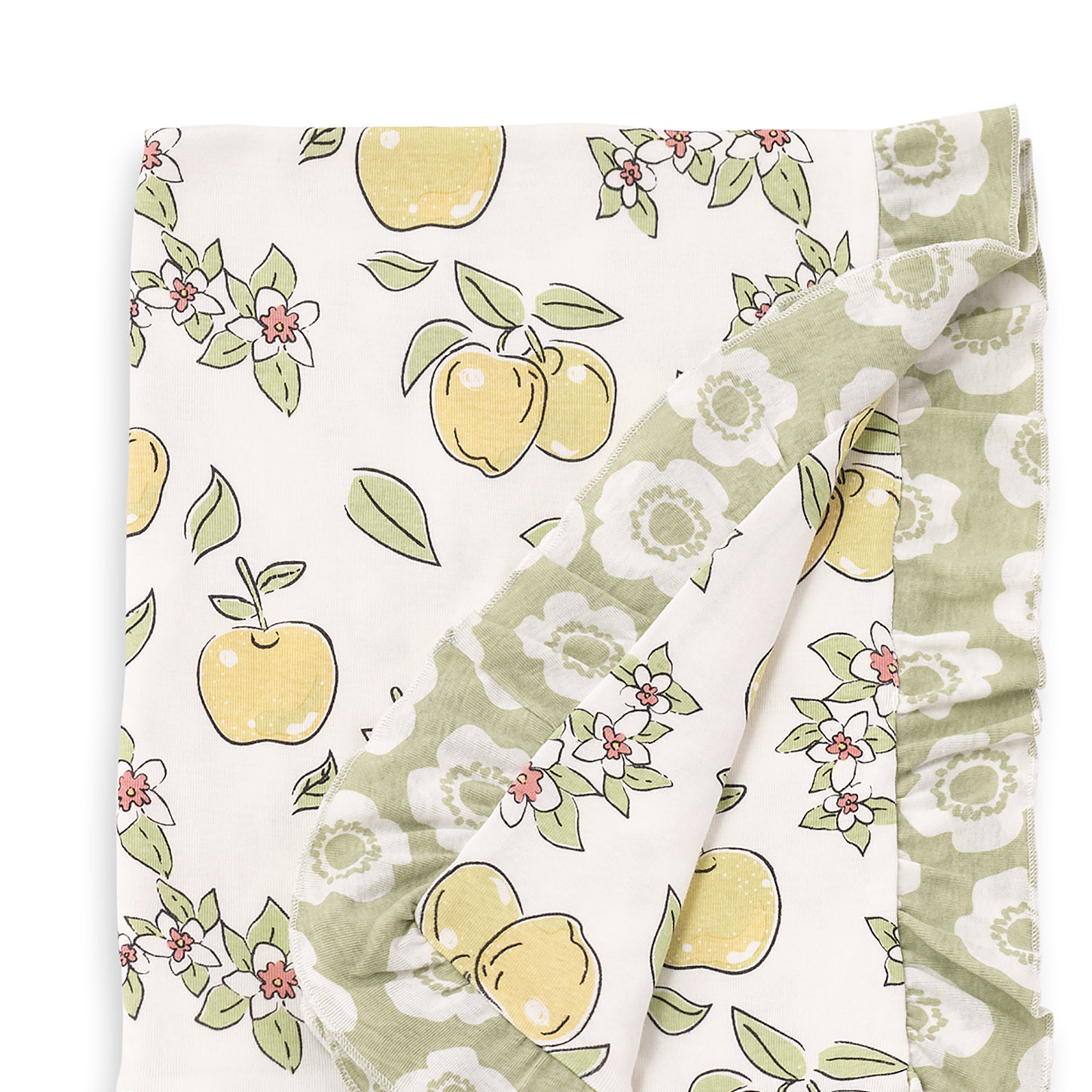 Apple Blossoms Stroller Blanket