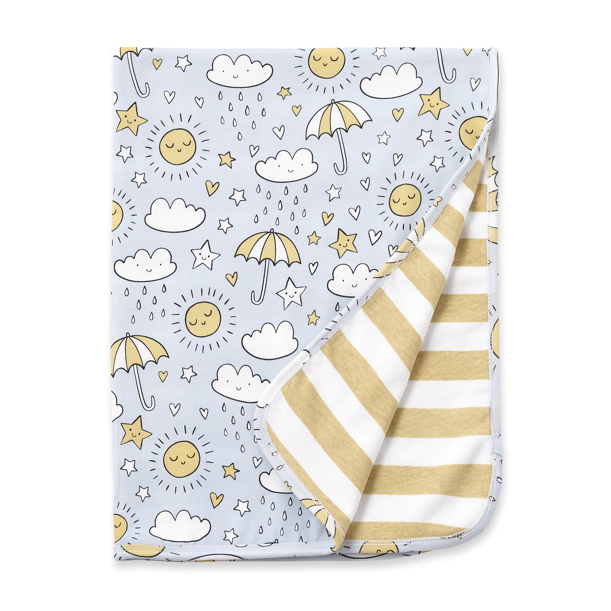 Sunny Splash Bamboo Stroller Blanket