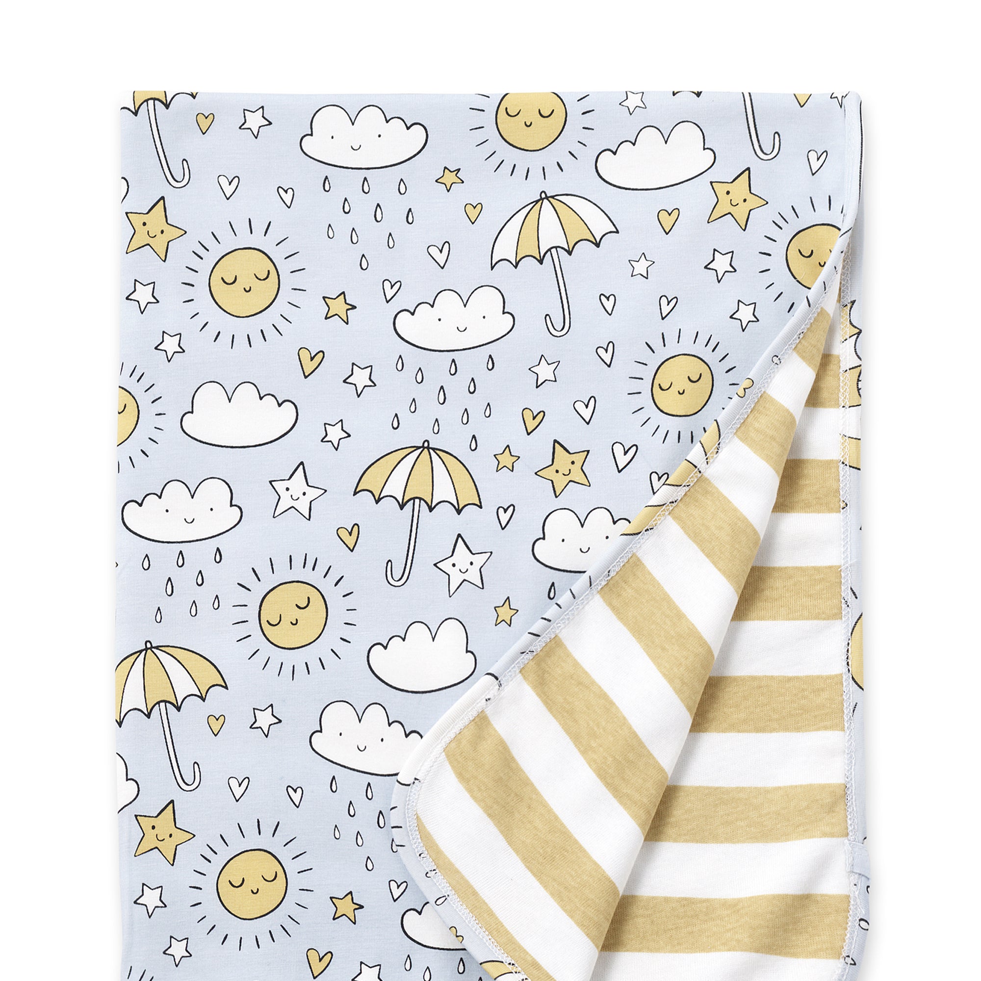 Sunny Splash Bamboo Stroller Blanket