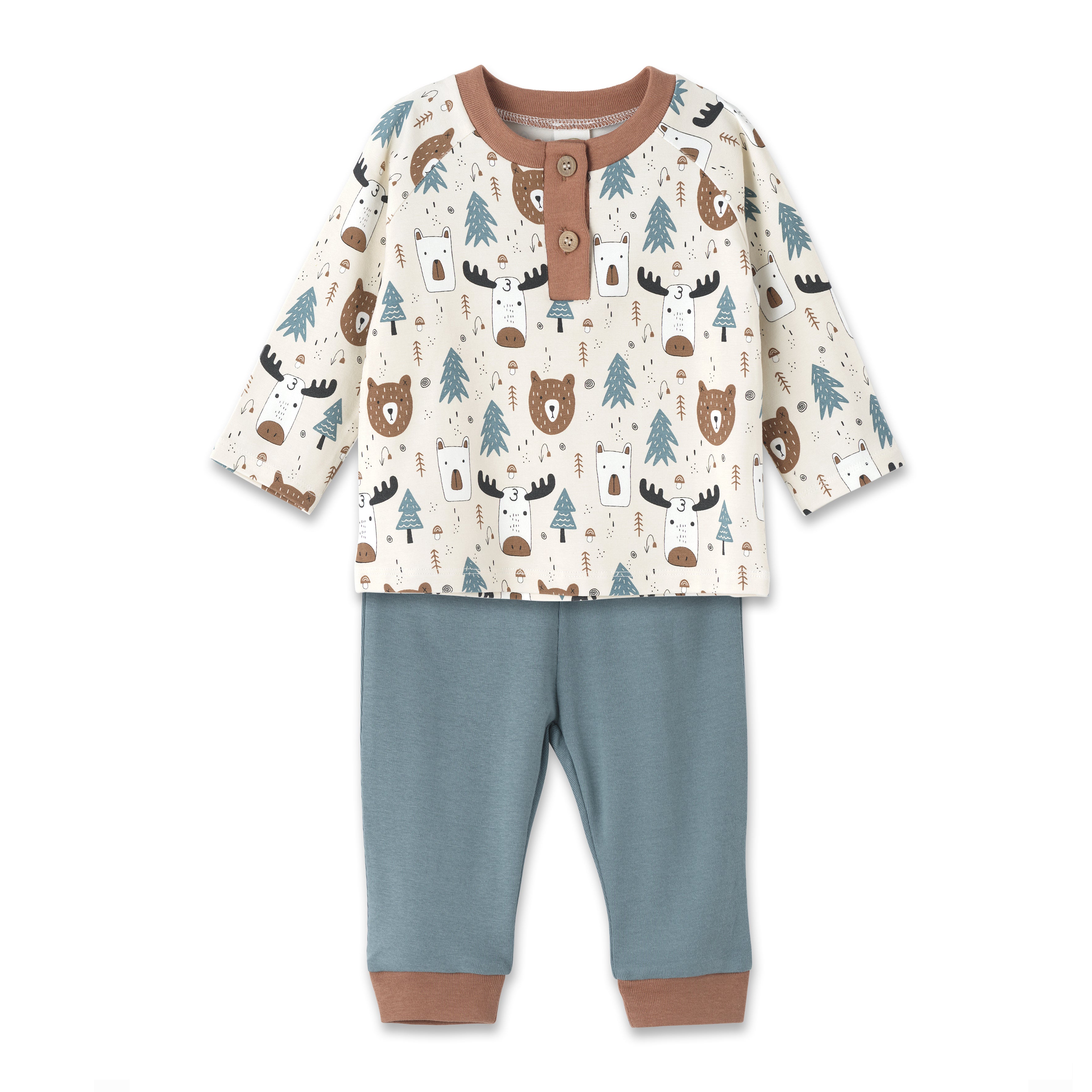 Forest Friends Bamboo Tee & Pants