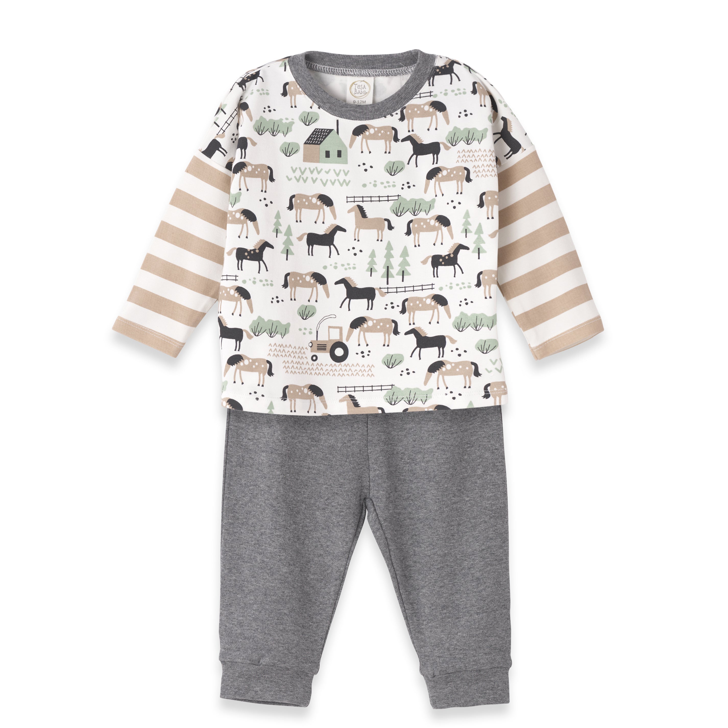 Horses On The Farm Bamboo Tee & Pants