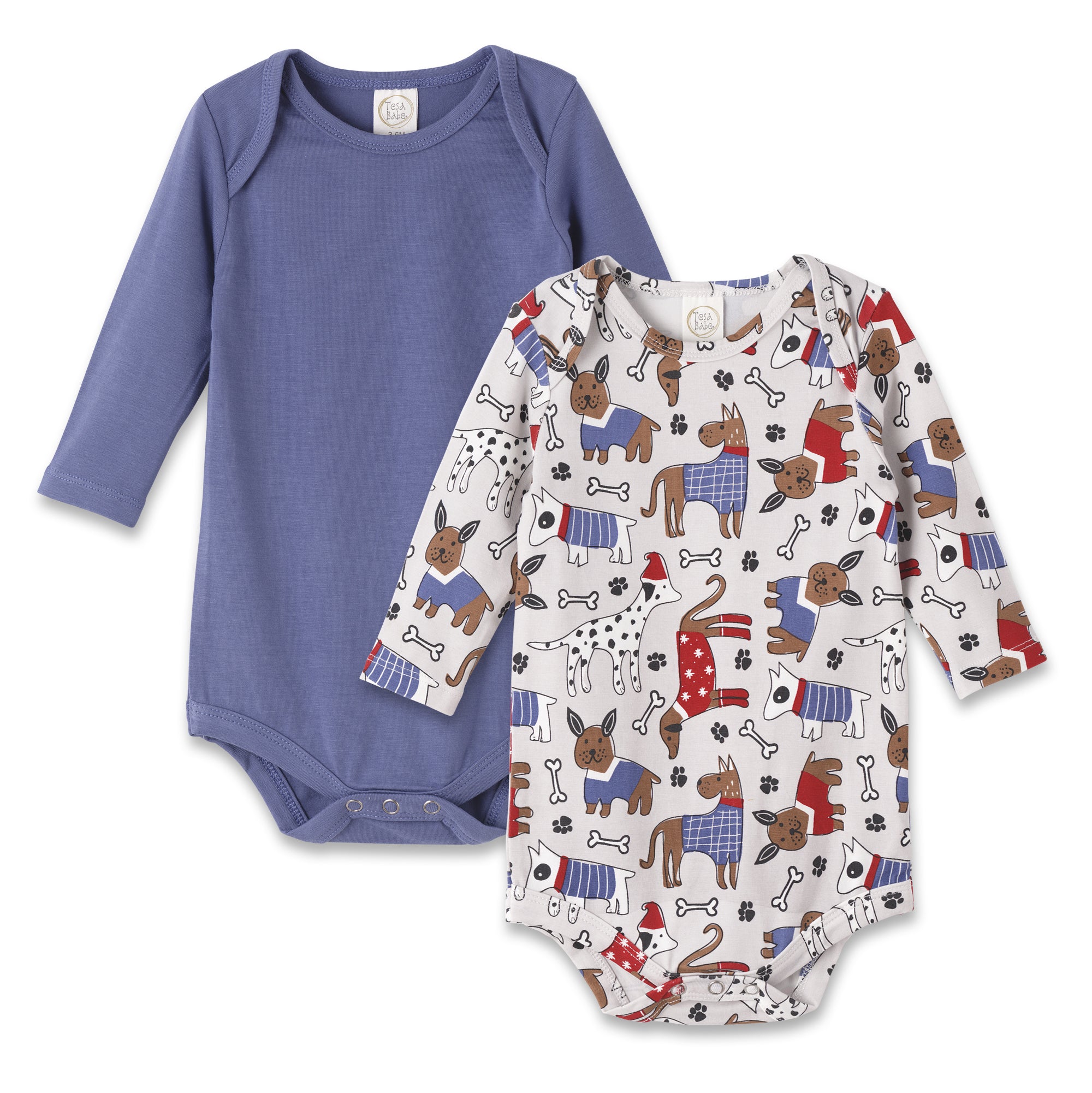 Pawsome Pals Set Of 2 Bodysuits