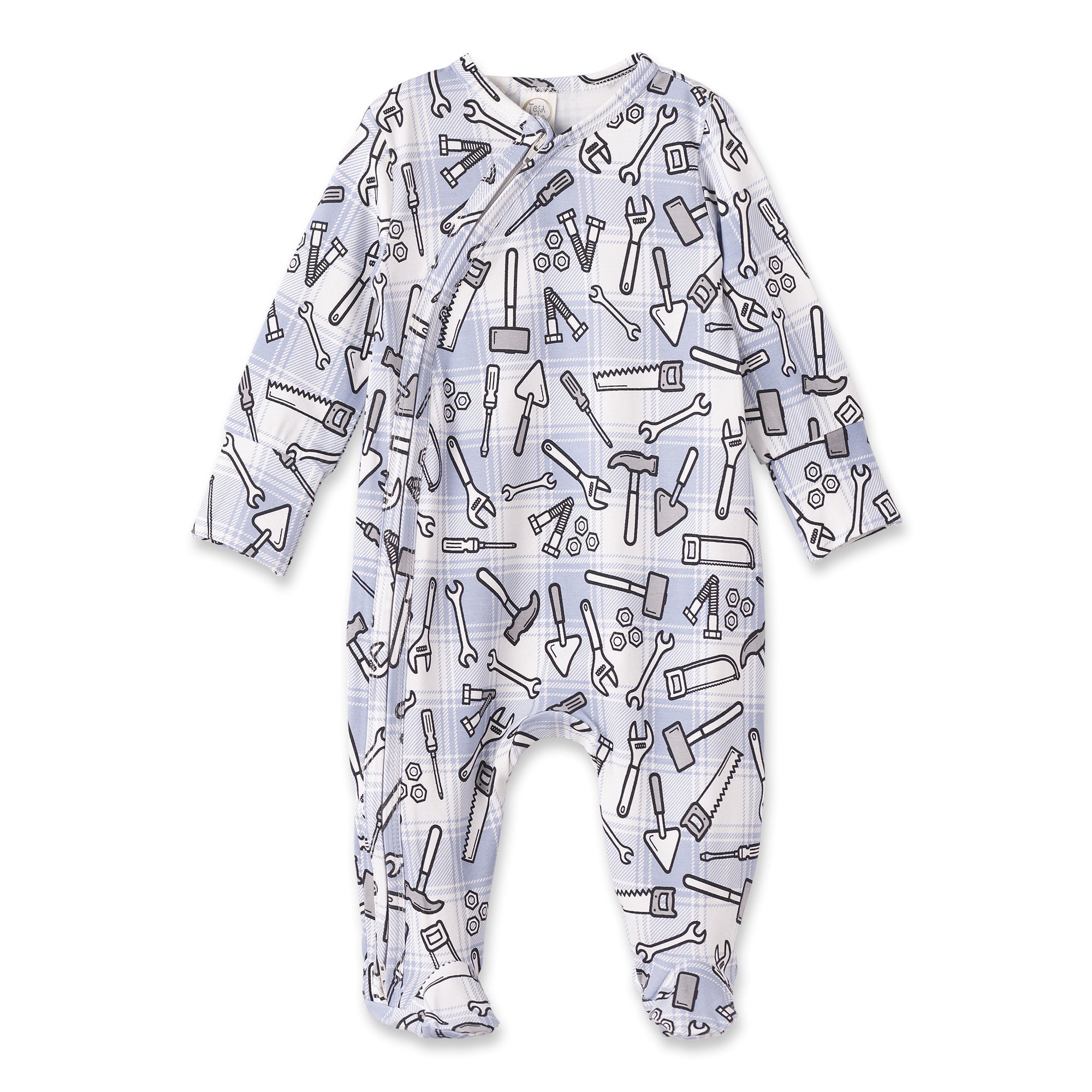 Tool Time Bamboo Zipper Romper