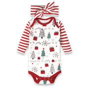 Christmas Bodysuit & Headband Set