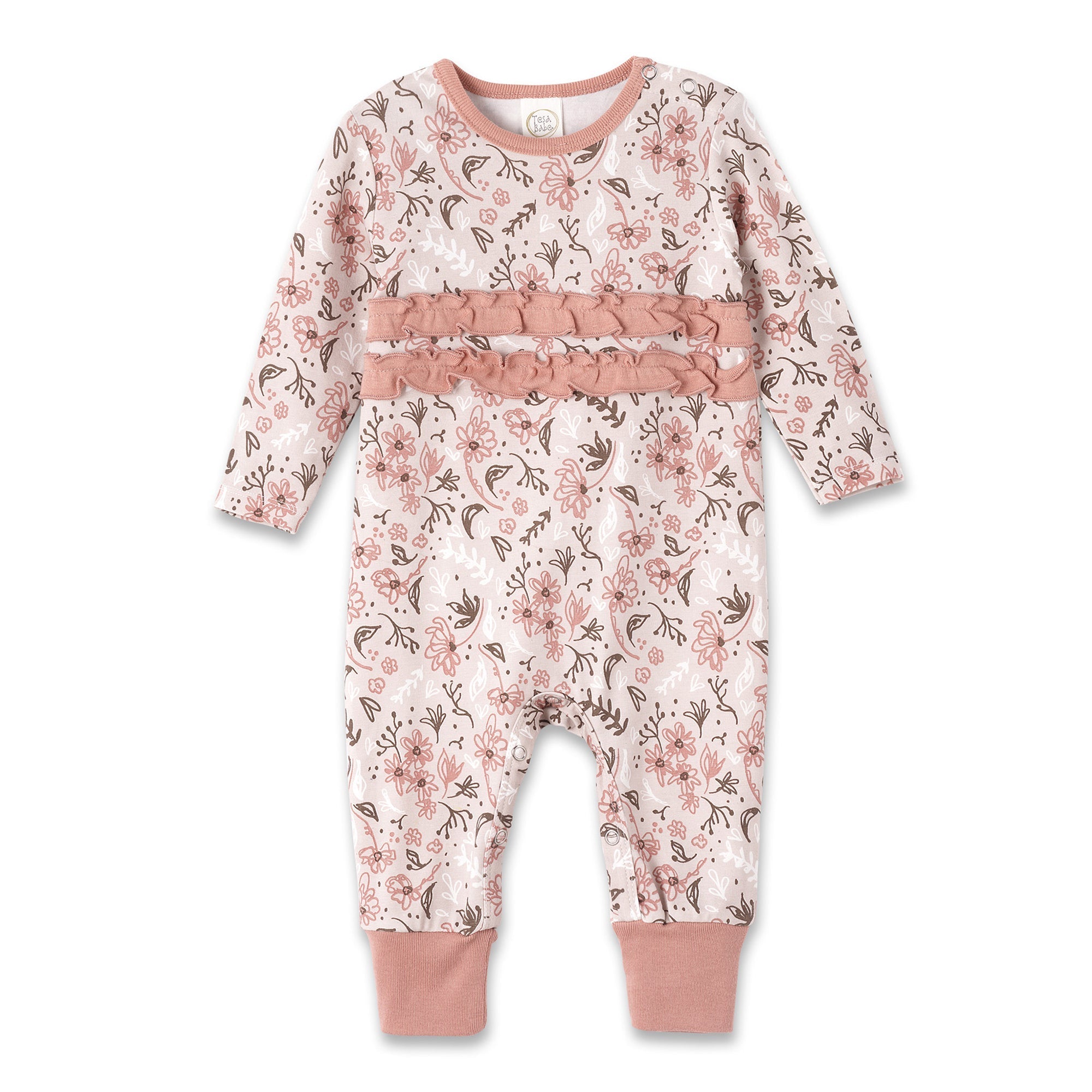 Wildflowers Bamboo Ruffle Romper