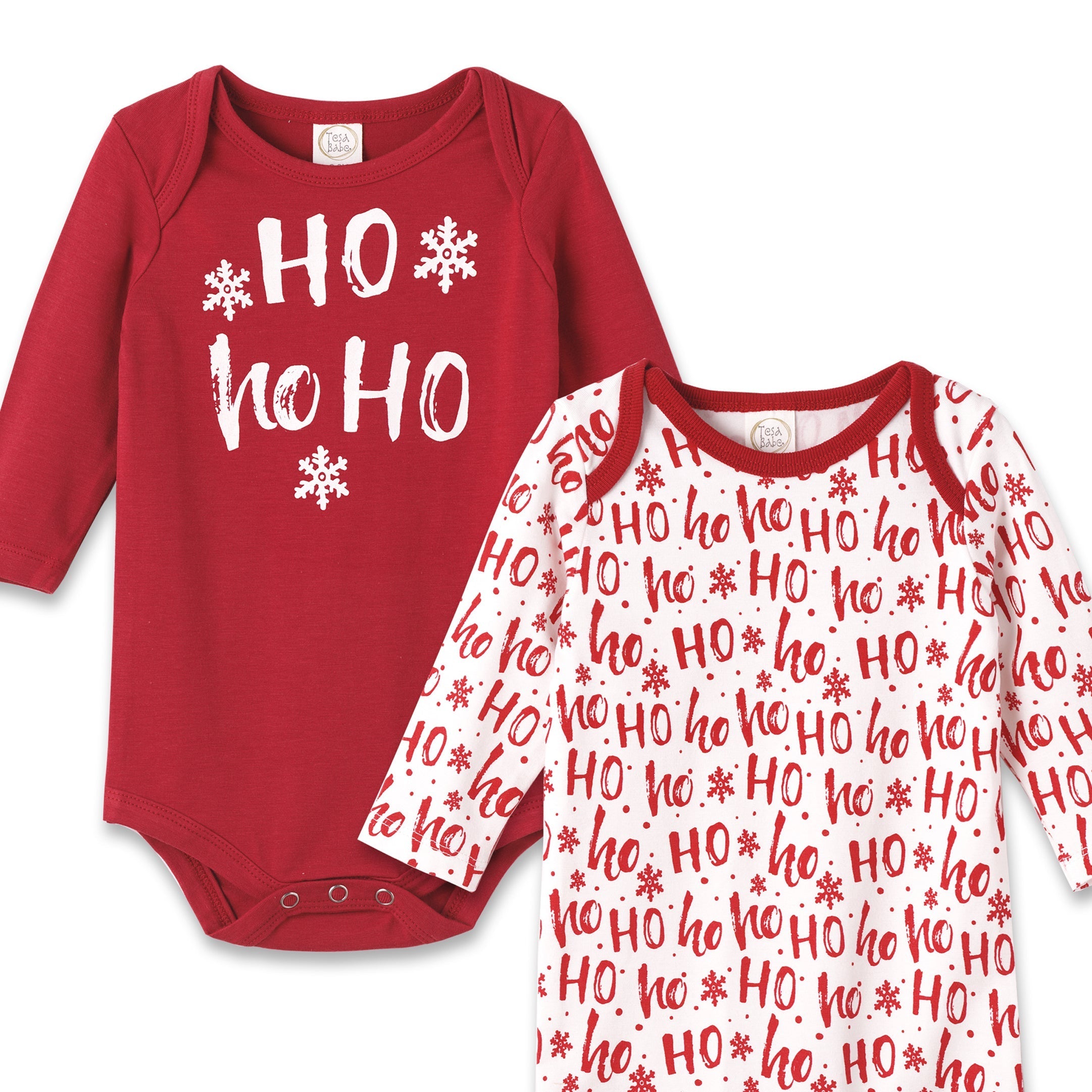 Ho-ho-ho Set Of 2 Bodysuits