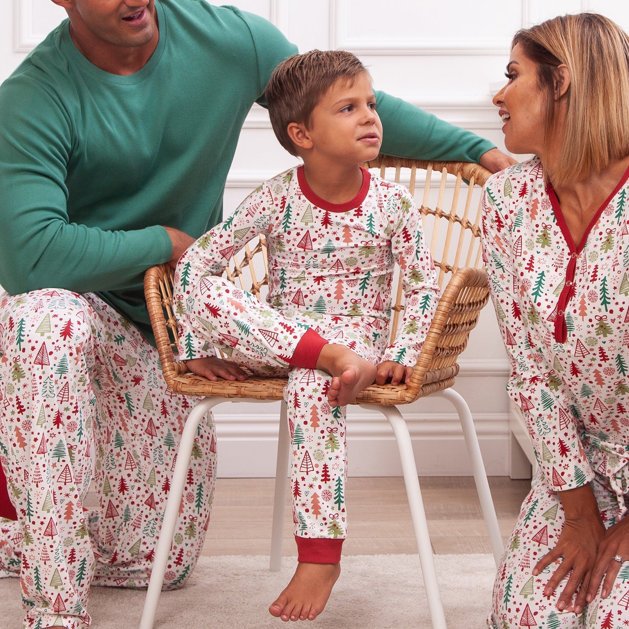 Cozy Christmas Kid's Bamboo Pajama Set