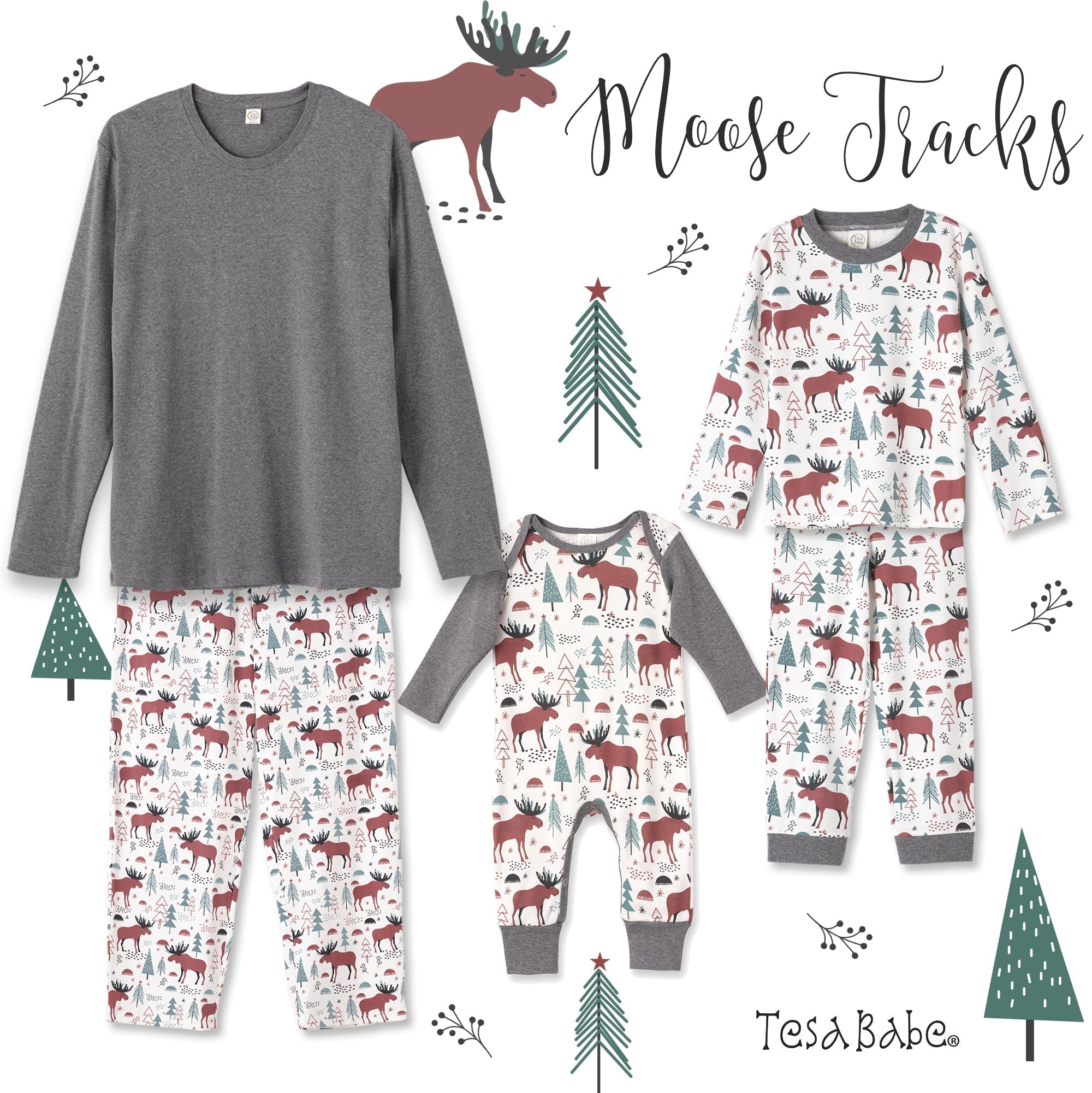 Moose Tracks Boy's Pajama Set