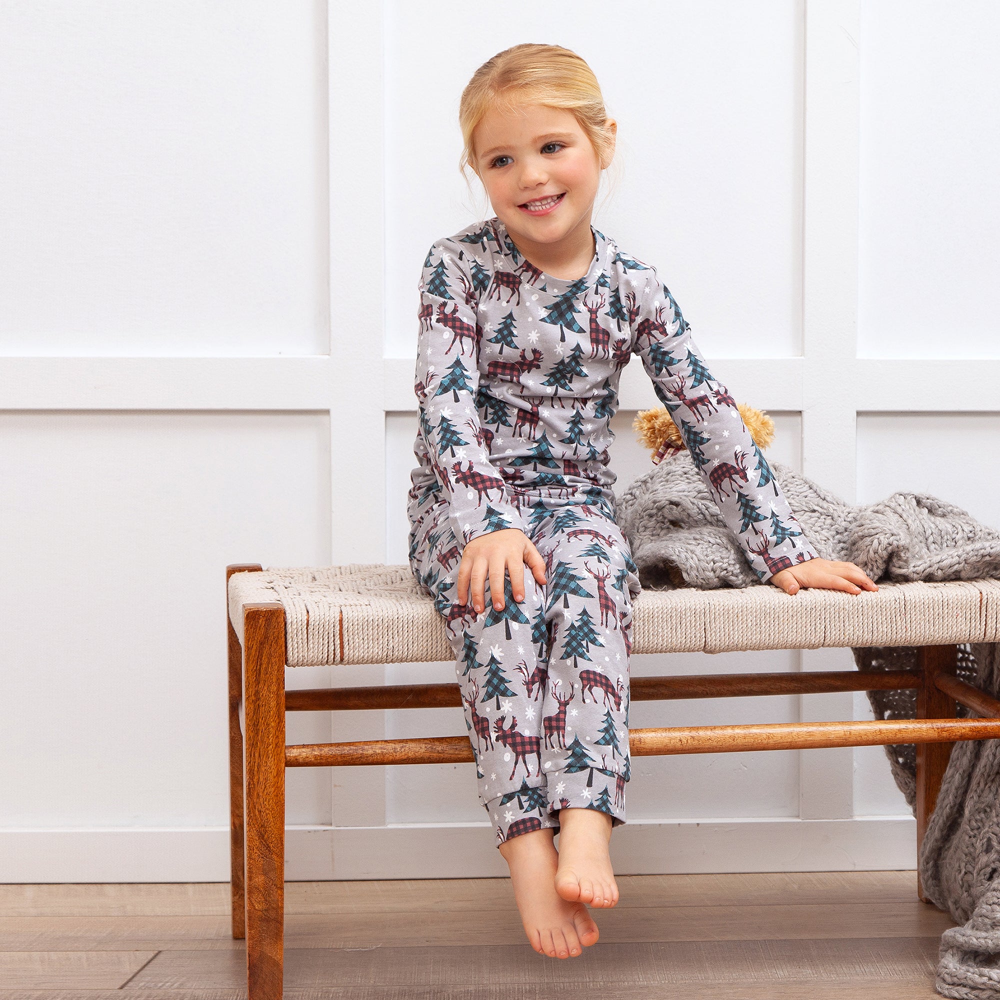 Nordic Pines Bamboo Pajama Set