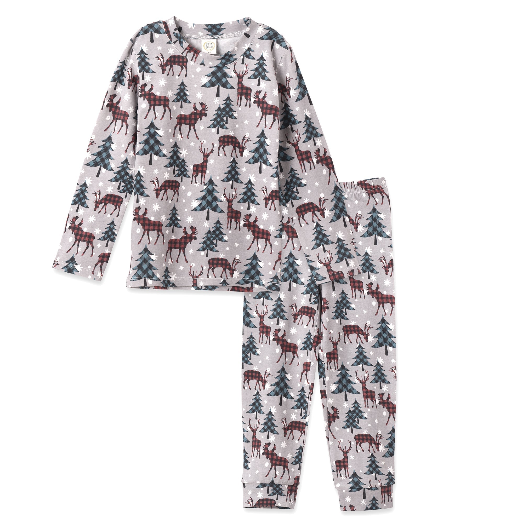 Nordic Pines Bamboo Pajama Set