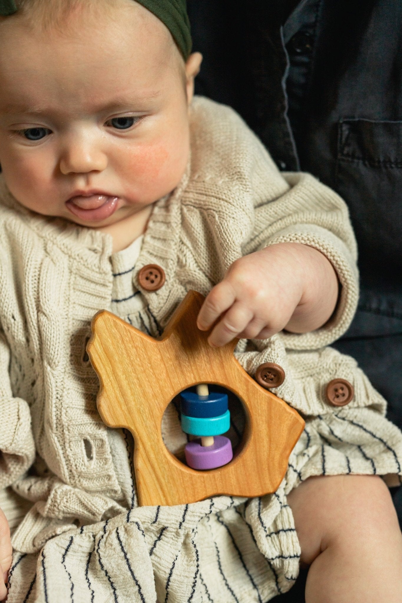 Texas State Wooden Baby Rattle™