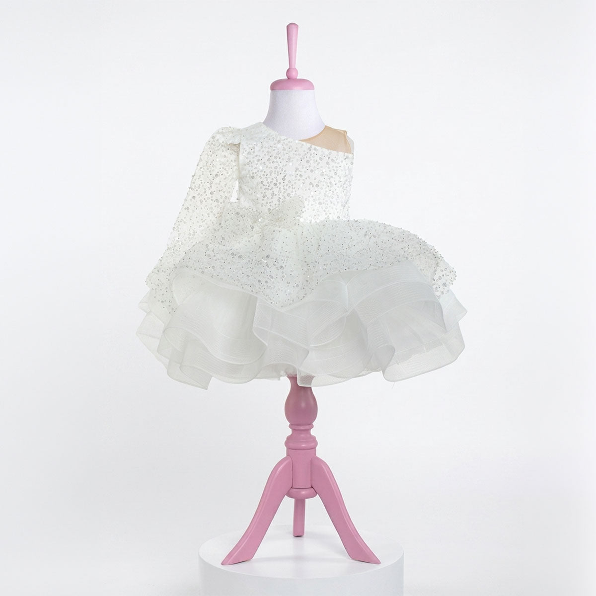 Monica White Party Dress