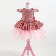 Nicole Pink Party Dress