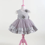Star Gray Party Dress