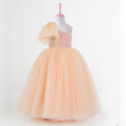 Amy Salmon Party Dress