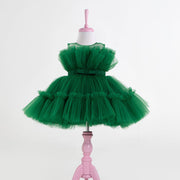 Diana Green Party Dress
