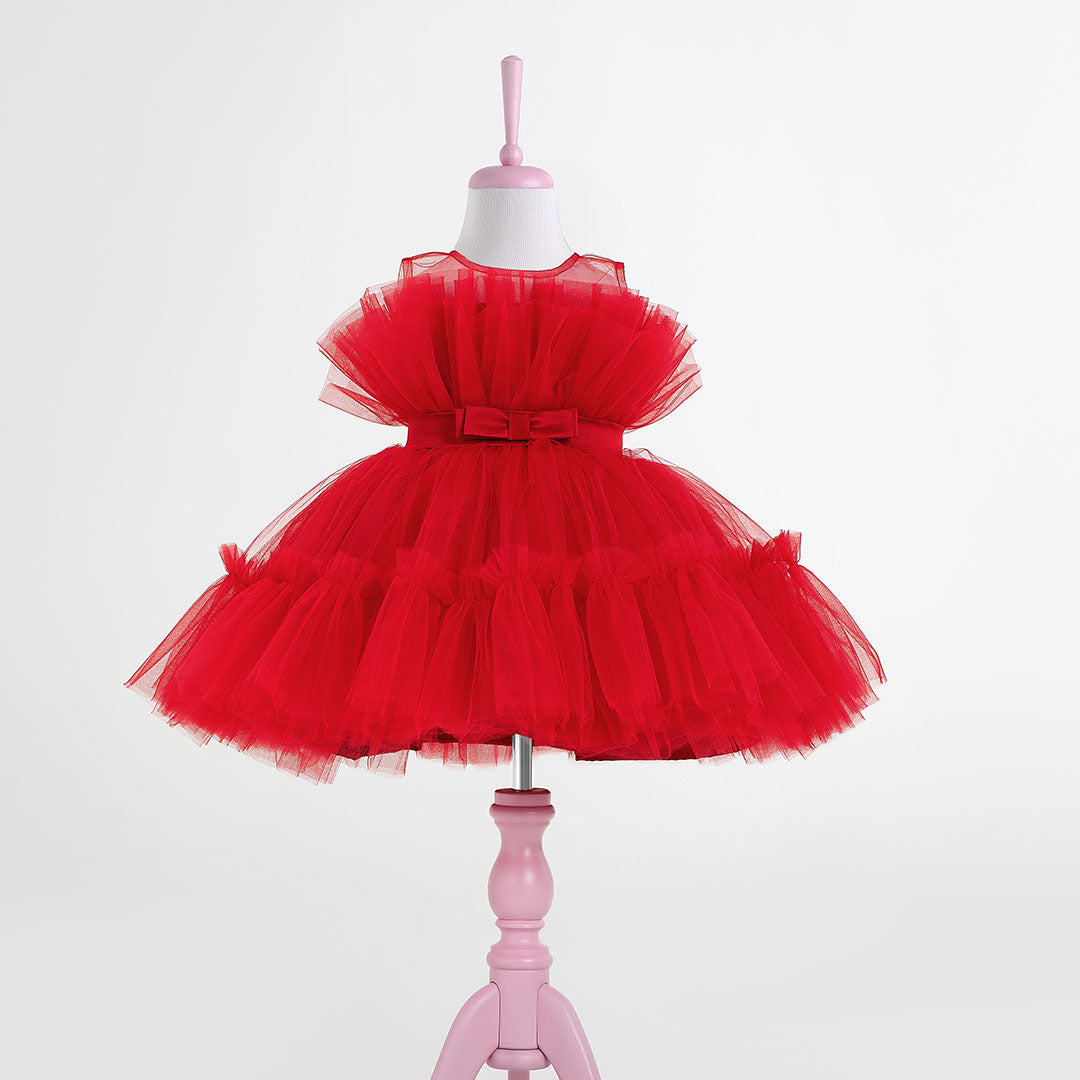 Diana Red Party Dress