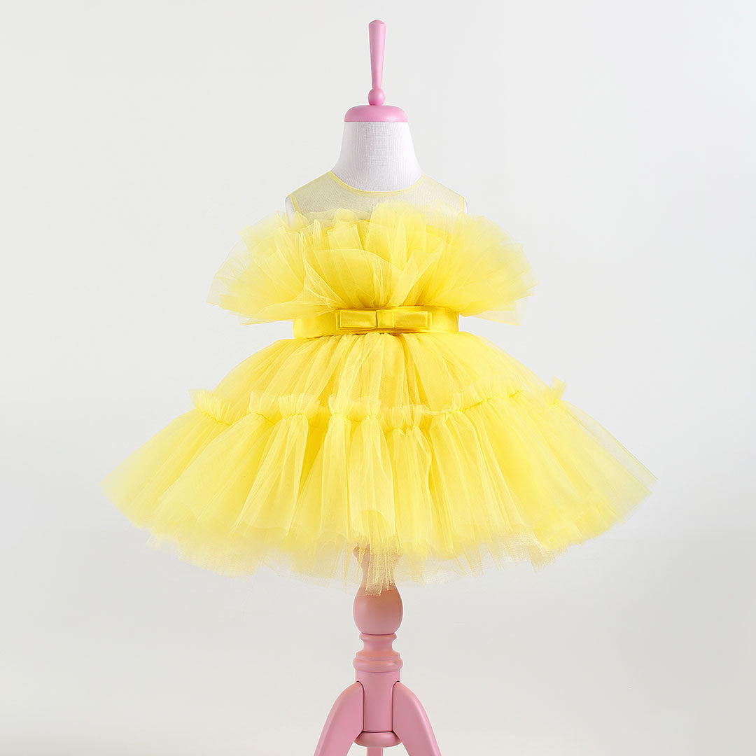 Diana Yellow Party Dress