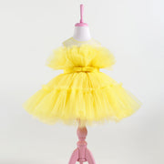 Diana Yellow Party Dress