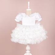 Helena White Party Dress