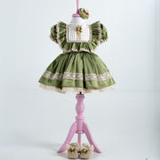 Rita Green Baby Dress Set