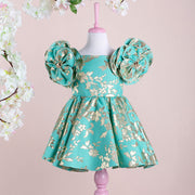 Rosa Green Party Dress
