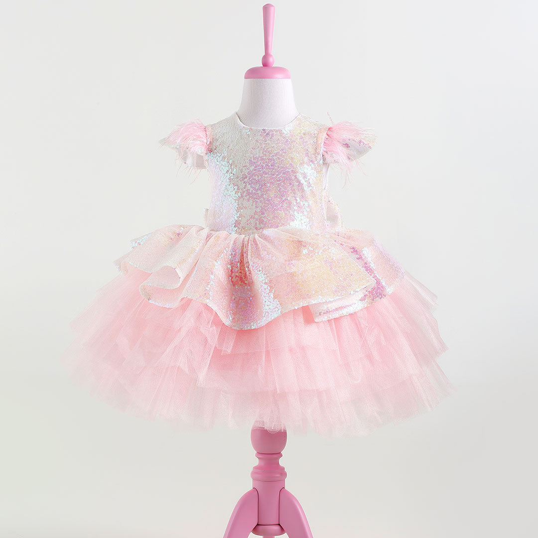Cara Light Pink Party Dress