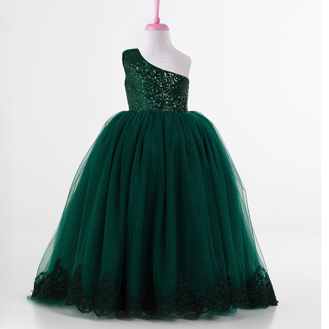 Lauren Green Party Dress
