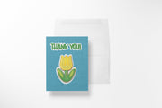 Thank You Tulip Cookie Greeting Card