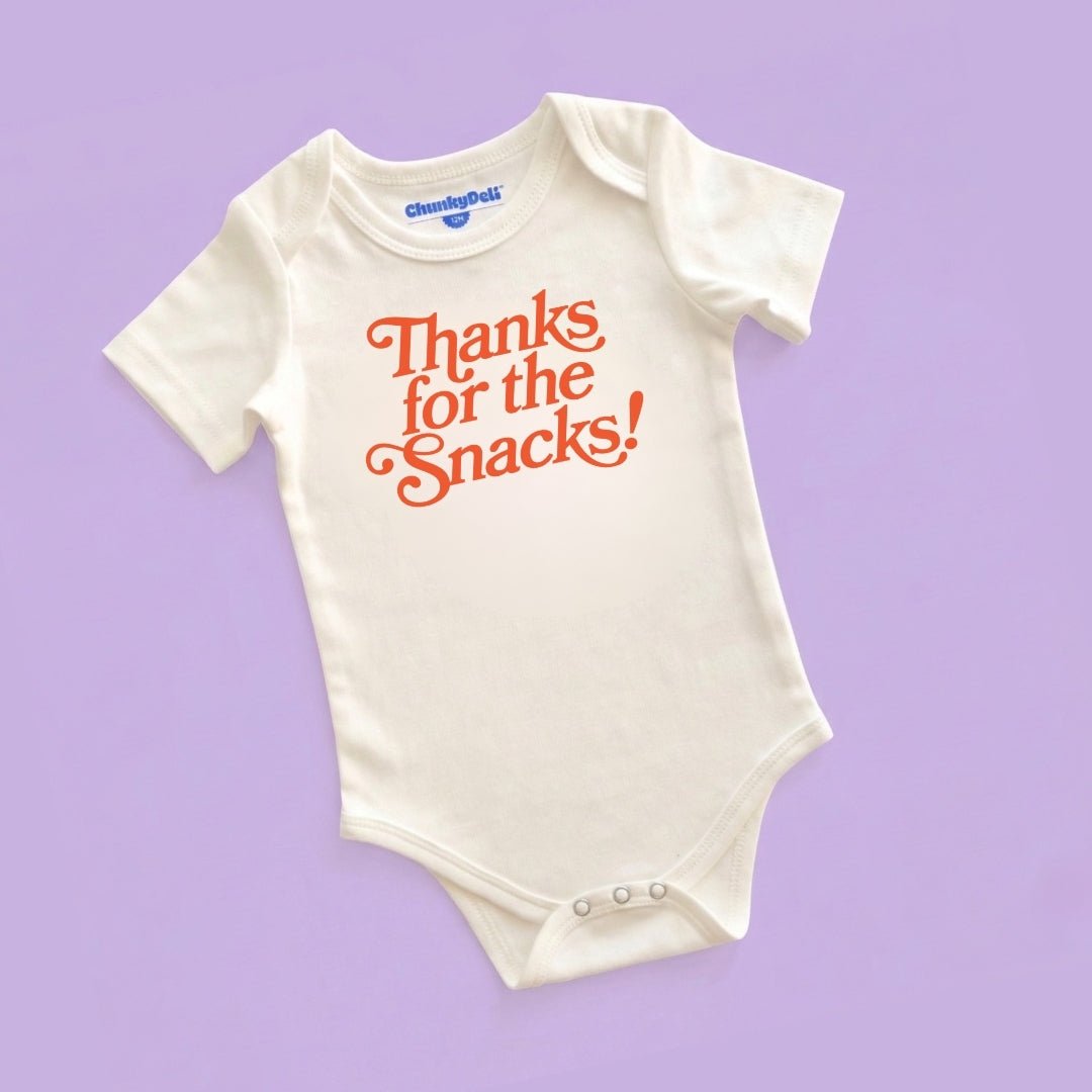 Thanks For The Snacks! Baby Bodysuit