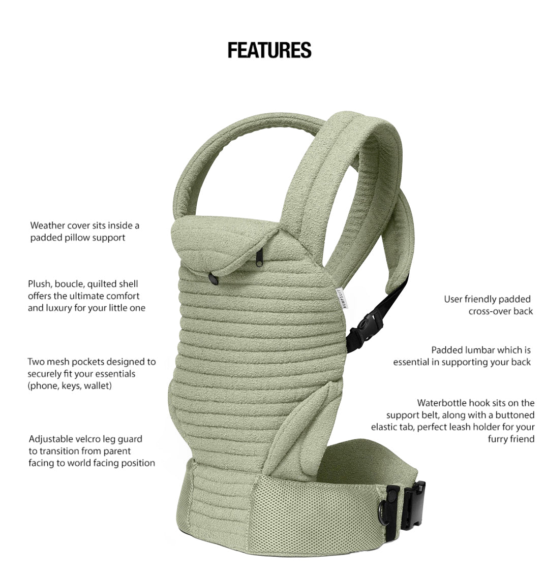 The Armadillo Baby Carrier - Matcha