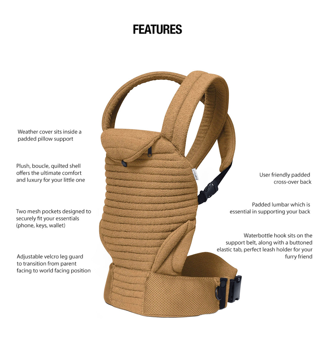 The Armadillo Baby Carrier - Honey