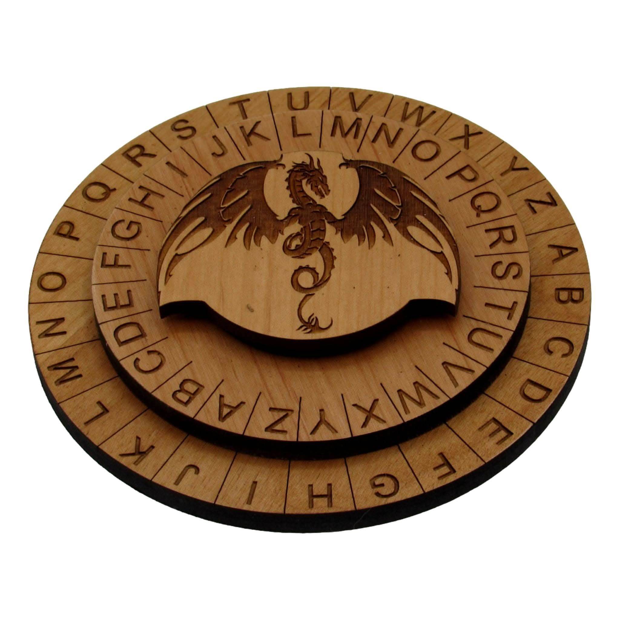 The Dragons Cipher Wheel - Escape Room Decoder Prop