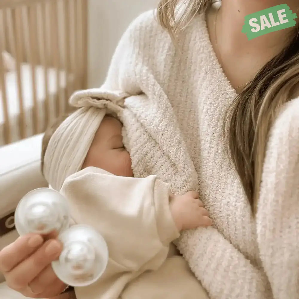 The Original Silver Nursing Cups With Silicone Pads