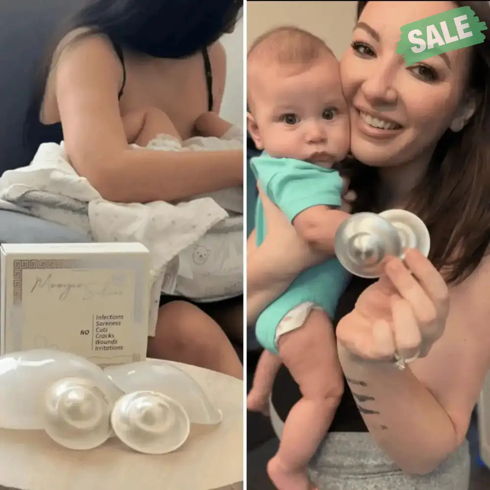 The Original Silver Nursing Cups With Silicone Pads