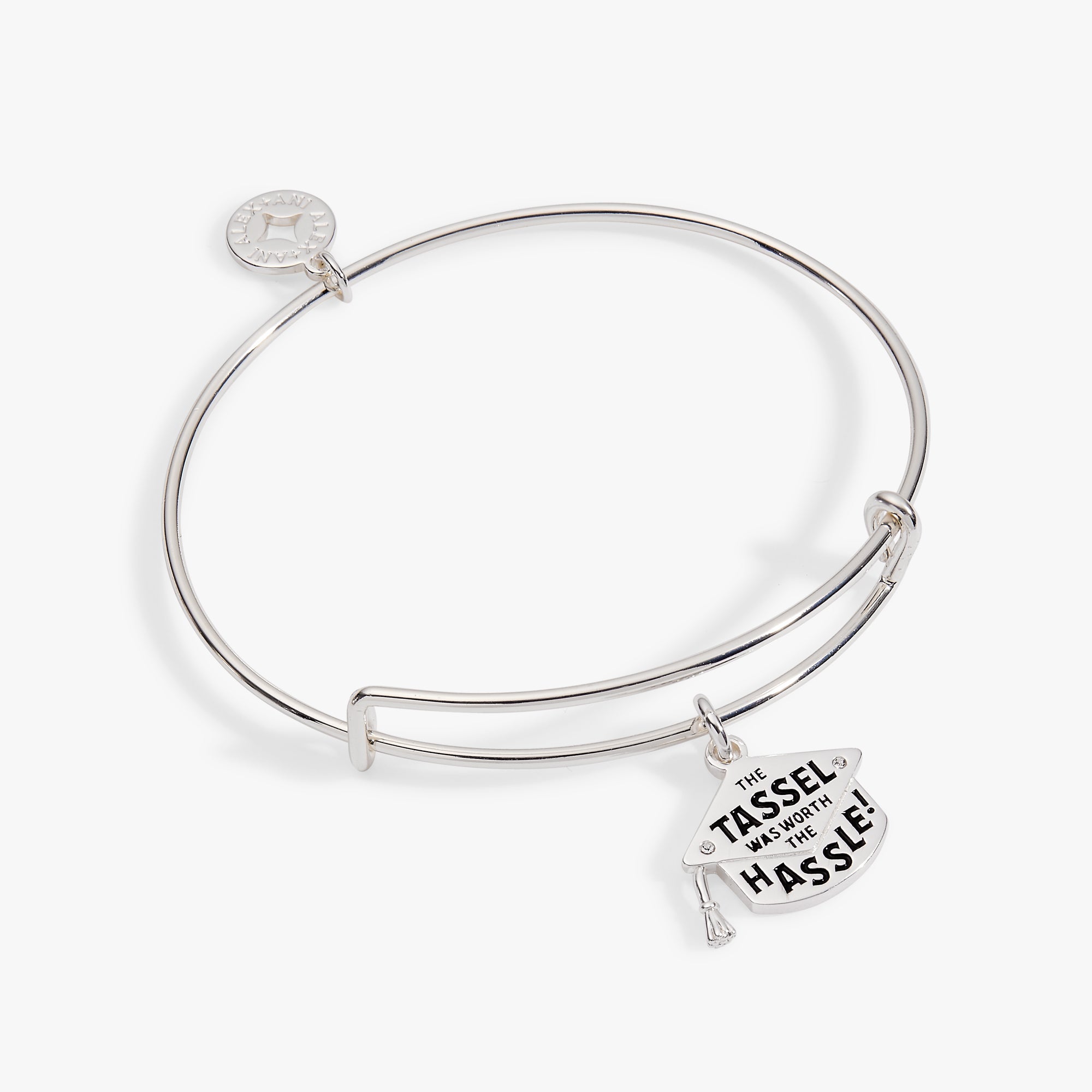 "the Tassel Was Worth The Hassle" Charm Bangle