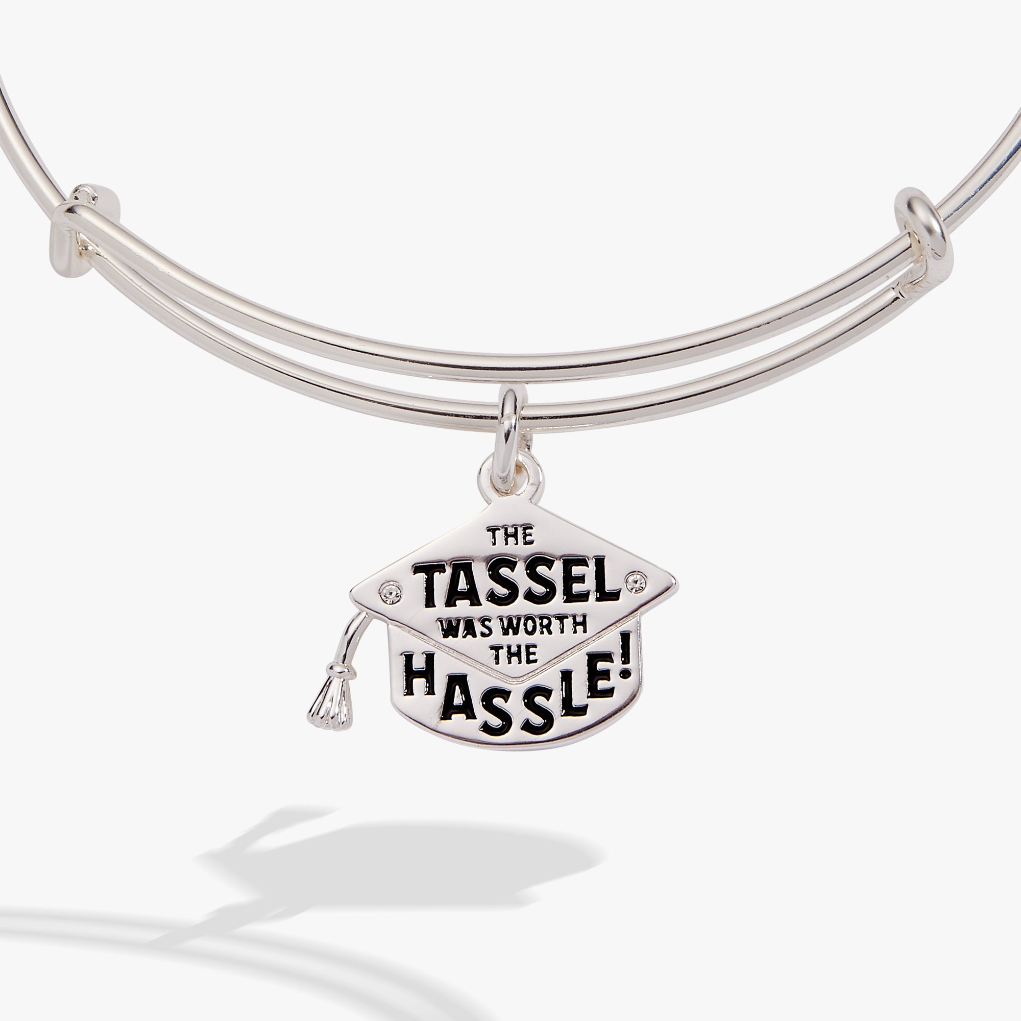 "the Tassel Was Worth The Hassle" Charm Bangle