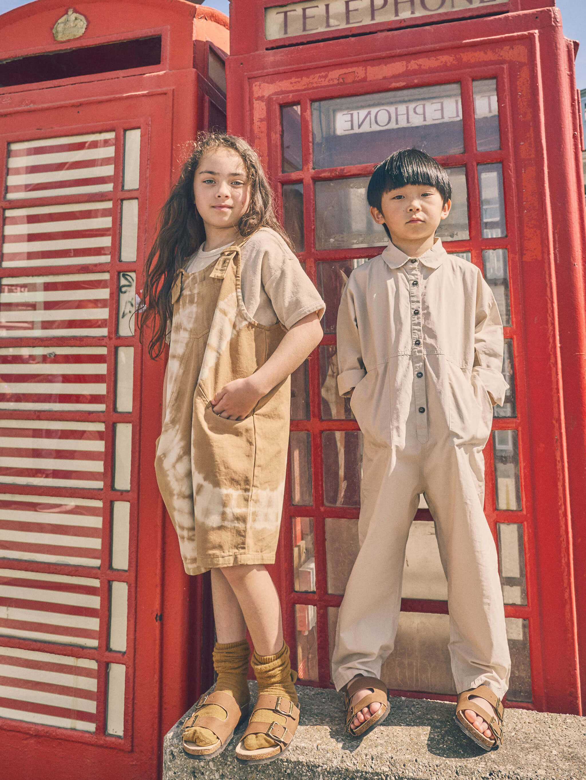 The Tie-dye Dungaree Short Kids | Archive