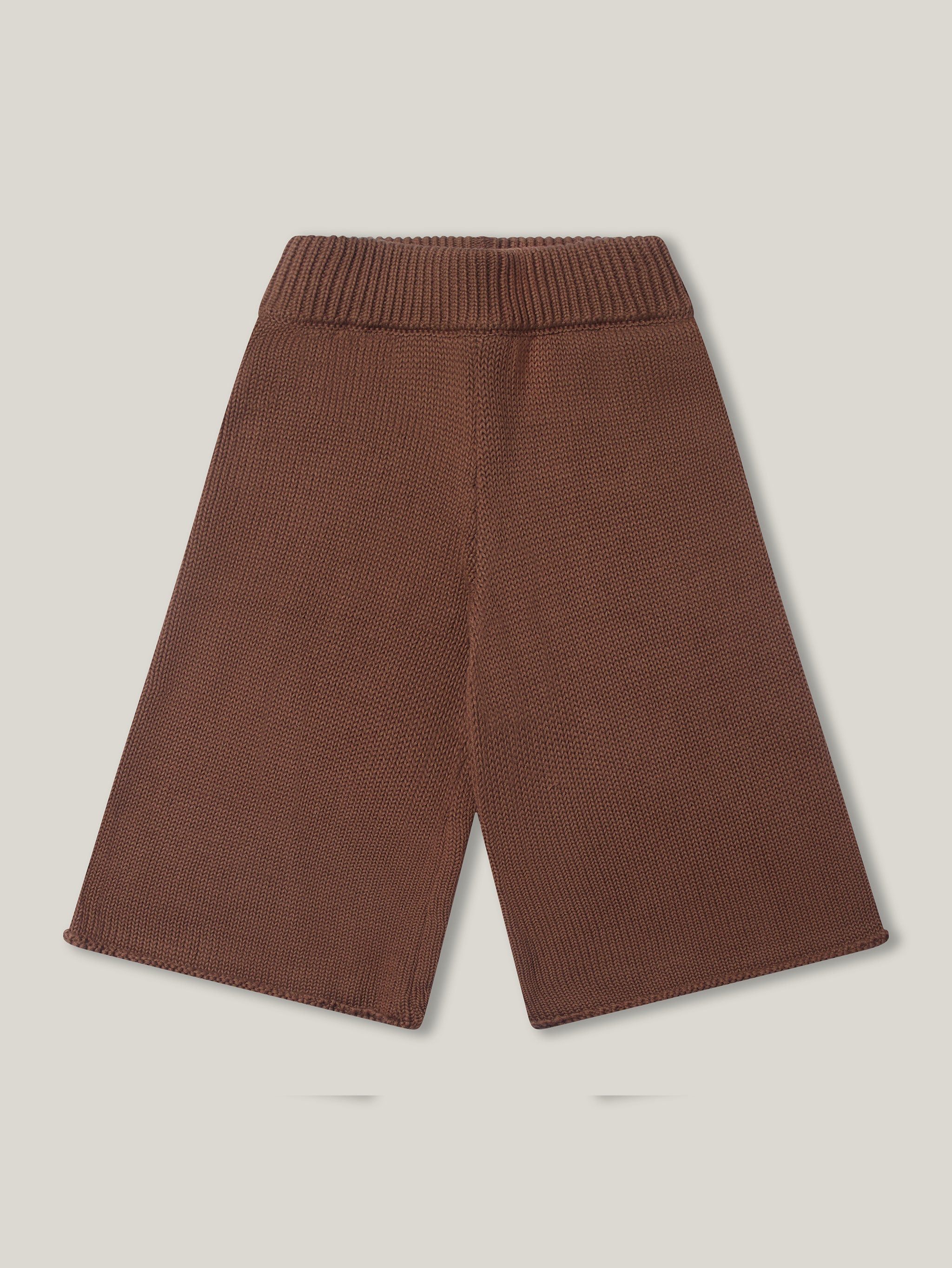 The Wide Leg Knit Trouser