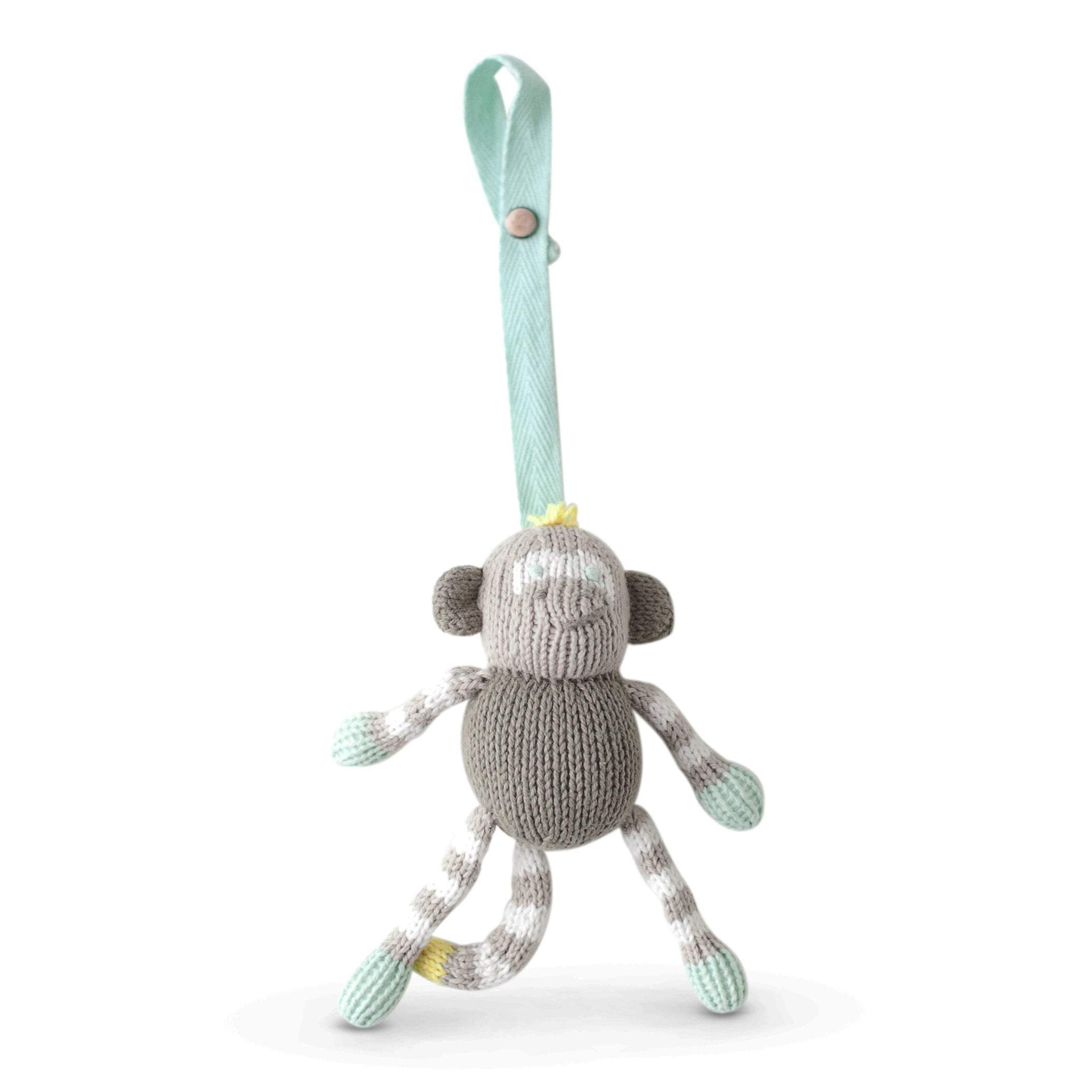 Knit Stroller Toy | Theo The Monkey