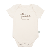 Graphic Bodysuit | Three Months Milestone Taupe