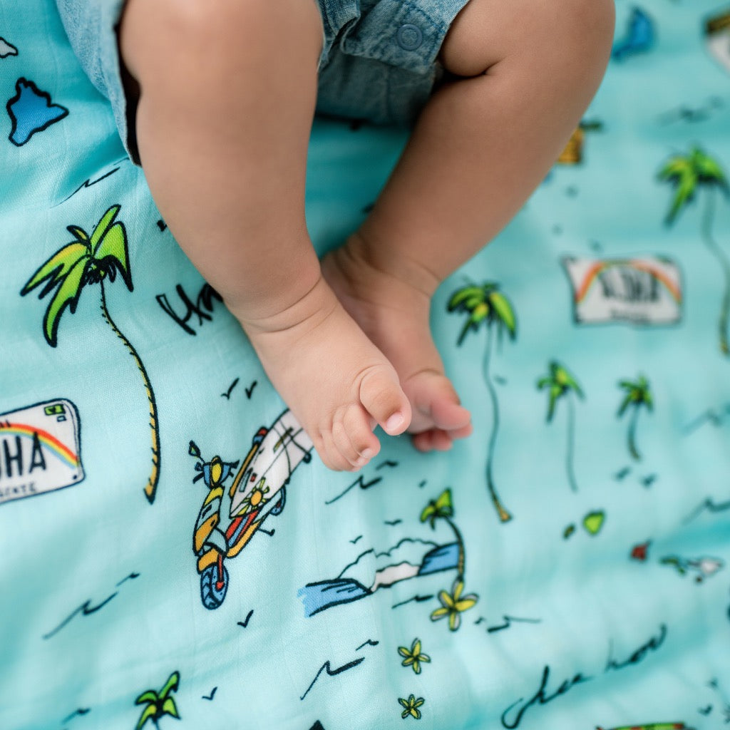 We Go Holoholo Throw Blanket